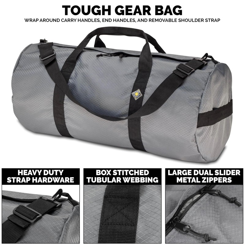 Northstar Bags bolsa deportiva de 14 x 30 pulgadas, gris