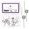 Swpeet Stainless Steel Small Torsion Spring for Tools, Maintenance and