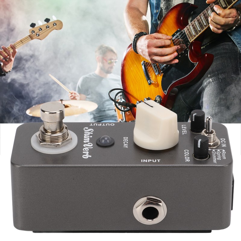 Electric Guitar Effect Pedal ShimVerb Reverb 3 Modes MRV1 Single