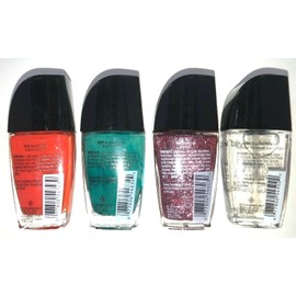Wet n Wild Nail Polish Wild Shine   3-Colors plus Clear  Reg Size .41 FL OZ Each