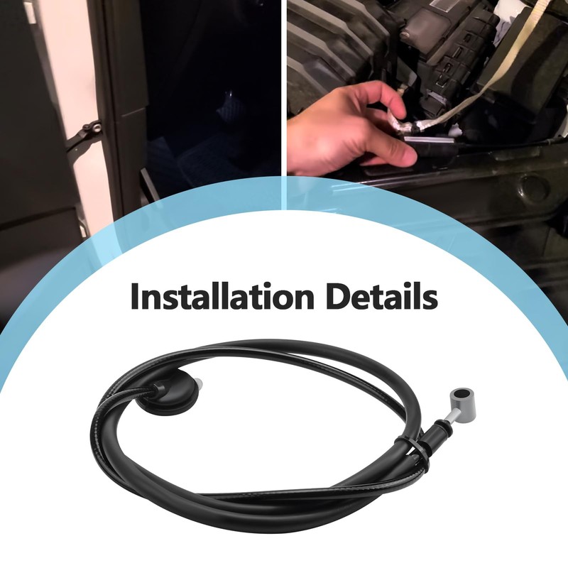 Hood Release Cable Compatible with Atlas 2020 2021 2022 2023