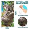 Zomer Beach Towel 70 x 140 cm, Printed Microfibre Bath
