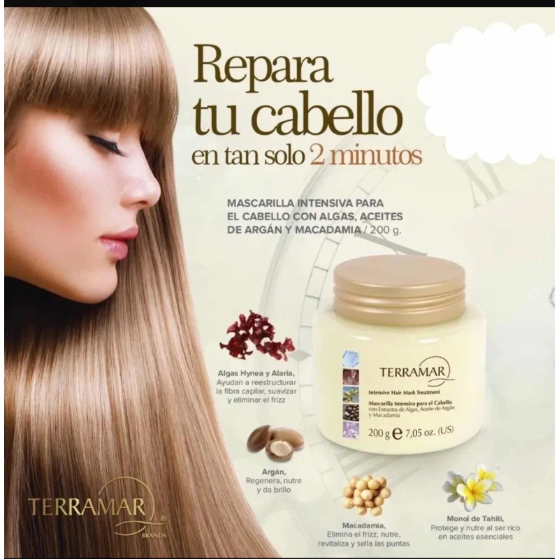 Mascarilla Intensiva Cabello Elimina Frizz Terramar