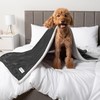 PetAmi Premium Waterproof Soft Sherpa Pet Blanket by Cozy, Comfortable,