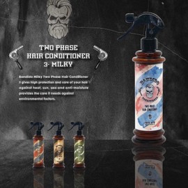 Bandido Two Phase Hair Conditioner 350 ml, 2-Phase Conditioner for Dry Hair (Milky)