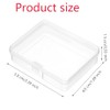 Mini Joyero Transparente, 24 Contenedores Pequeños de Plástico Transparente Con