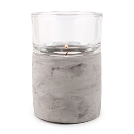 pajoma Ambiente Tea Light Holder Size L Made of Concrete, Height 11.9 x Diameter 8.3 cm