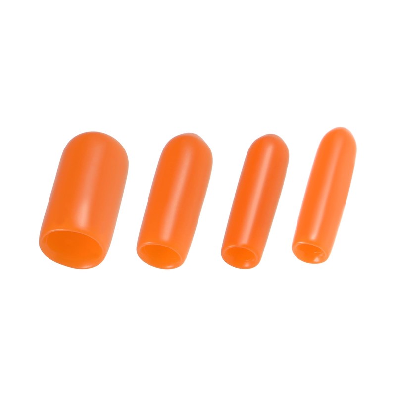 sourcing map sourcing map 40pcs Round Rubber End Caps Protective