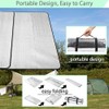 Aluminum Foil Camping Mat Foam Foil Waterproof Cushion Foldable Outdoor