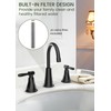 4 Pack Replacement Filters for Feelso Black Bathroom Faucet