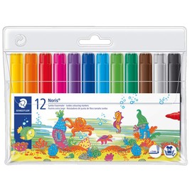 Noris Club Jumbo Colouring Markers Set of 12