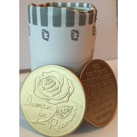 wendells Bulk Lot of 25 Women in Recovery Rose Bronze Medallions Serenity Prayer Chips