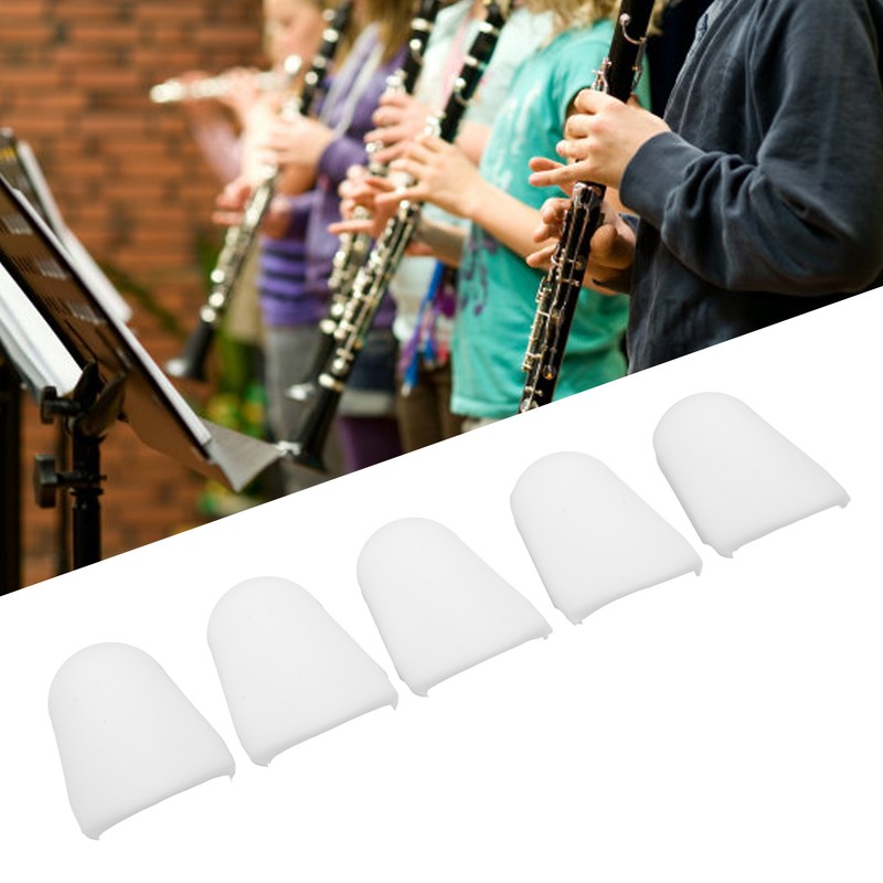 5Pcs Mouthpiece Cap Silicone Protector Accessory Set Kit for Clarinet