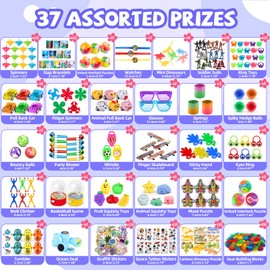 Amy&Benton 350pcs Party Favors for Kids 3-5 4-8 8-12, Goodie Bags Stuffers, Pinata Stuffers Fillers, Treasure Box Toys for Classroom Prizes, Carnival Prizes Birthday Easter Bulk Holiday Supplies