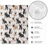 MIEPOS French Bulldog Throw Blanket - 40x50in,Ultra Soft, Cozy Lightweight