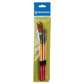 Princeton Snap! PAB96522 Snap Brush, Round 6 4 Stroke 34", Multicolor