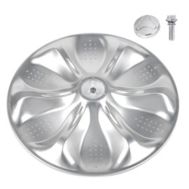 Upgrade AGZ72909711 Washplate Pulsator replacements, Reinforced with 304 Stainless Steel, Compatible with LG/Ken-more/Sears Washer,Replaces AGZ73050601 AGZ72909702 (Contains 1 Screw & 1 Cap)