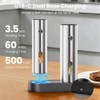 Cavir Electric Salt and Pepper Grinder Set with Charging Base,Upgraded