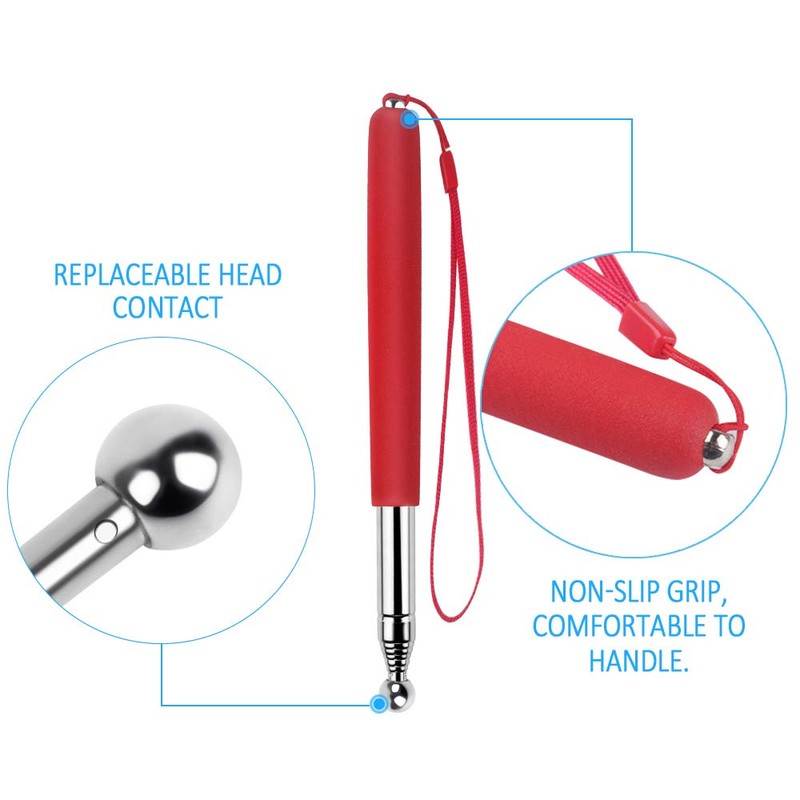 3 Pack Teachers Pointer Stick, Telescopic Teacher Pointer Stick Classroom