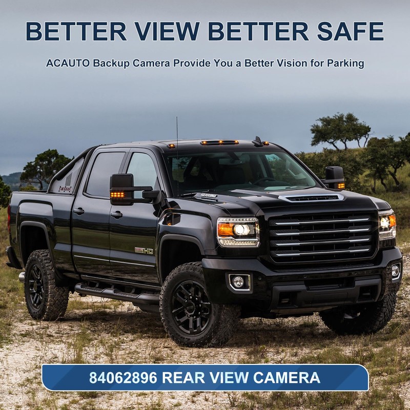 ACAUTO Rear View Backup Reverse Camera Fit for Chevy Silverado,