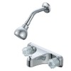 Project Source F2ZZ60CP-LGK1 Chrome 2-Handle Bathtub Shower Faucet Valve
