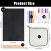 BOUBONI 1 Pack Chalkboard 8 x 12 inch Tabletop Chalkboard