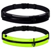 2pcs Running Belt with Adjustable Elastic Strap, Waterproof Running Waist