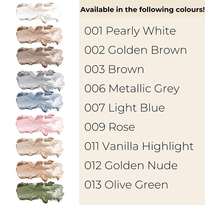 GOSH Mineral Waterproof Eye Shadow, Rotating Eyeshadow Pen with Creamy