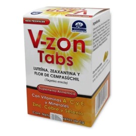 V Zon Tabs Luteina, Zeaxantina Y Flor De Cempasuchil, Vitami