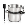 Marsheepy Double Boiler Pot Set, 2500ML（2.3QT） Mixing Bowl for Chocolate