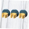 NOLITOY 3pcs Wall Mounted Mop and Broom Holder Clips Slip