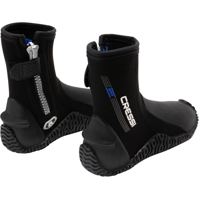 Cressi Unisex Korsor Semi-rigid 5mm Boots with semi rigid sole