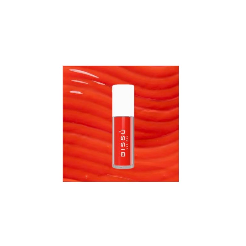 Lip Oil Bissu con Vitamina E, Aceites humectantes, Antioxidantes y