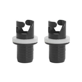 Faderr 2pcs/pack Inflatable Boat Pump Adaptor, Connector Inflatable Kayak Dinghy Air Valve Adapter, SUP Pump Canoe Air Pump Converter for Kayak, Inflatable Rowing Boat, Canoe(black)