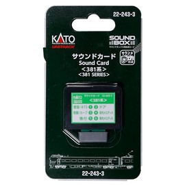 KATO 22-243-3 N-Gauge Sound Card 381 Series Railway Model Supplies