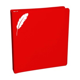 Bargain Max Decals Feather Silhouette Sticker Decal Notebook Car Laptop 5.5" (White)