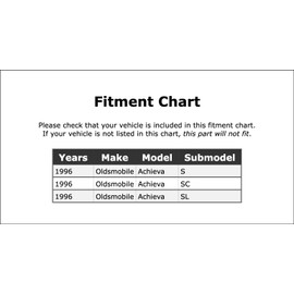 Spark Plug Wire Set Compatible With Oldsmobile Achieva 21 VIN 1996 P-1373735