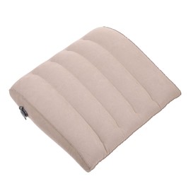 CIYODO Waist Pillow Lumbar Support Inflatable Portable for Students Office Travel (Light Grey)