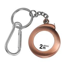 2m Mini Tape Measure, Portable Measuring Tool with Carabiner, Professional TapeRetractable Tape Measure Keychain Portable Keyring Pull Ruler for Woodworking, Crafting