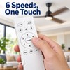 Universal 6-Speed DC Ceiling Fan Remote Control Kit with Receiver