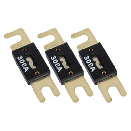 BFXM 300A 32VDC ANL Blade Fuse, Car, RV, Boat, Truck, Audio, Inverter Fuse, Copper, Plastic, Through-Hole Mount