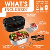 TRAVELISIMO Electric Lunch Box for Adults 80W Heated Lunch Box