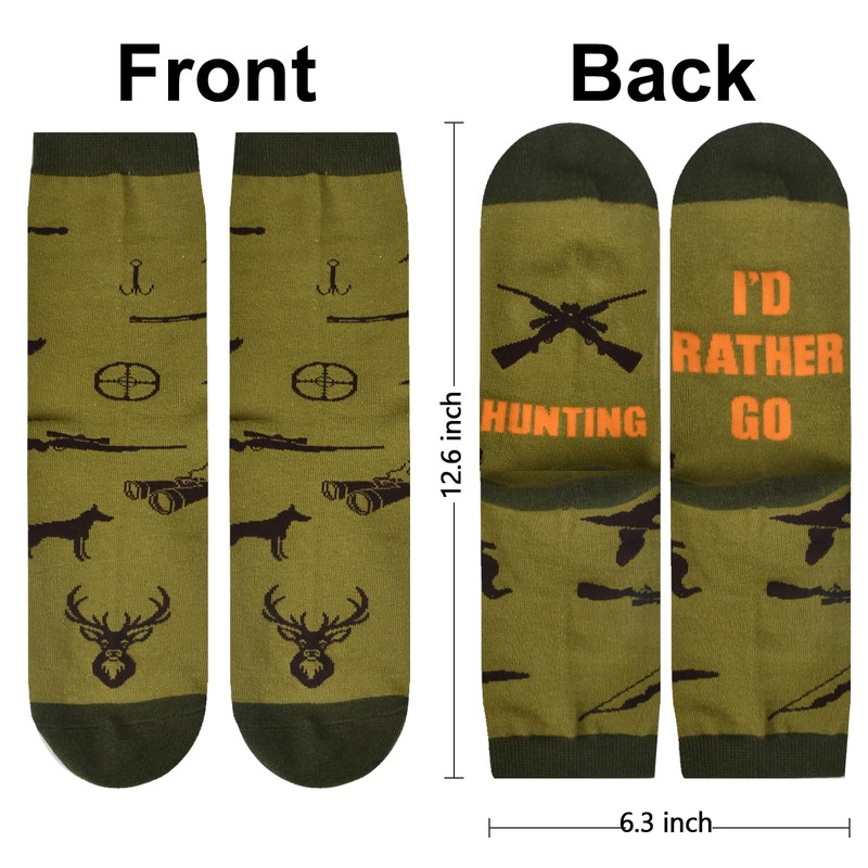 OEAGO Stocking Fillers for Men，Christmas 9-11 Funny Socks for Men