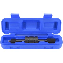 Diesel Injector Puller Tool with Slide Hammer, Common Rail Injector Removal Tool Remover Injector with M8, M12, M14 Thread Adapter