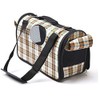 E-ONSale Plaid Pet Outdoor Carrier Soft Sided Cat/Dog Comfort Travel