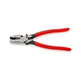 Knipex 09 11 240 SBA 9.5-Inch Ultra-High Leverage Lineman's Pliers with Fish Tape Puller and Crimper