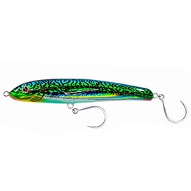 Nomad Design Riptide 125/200 Sinking Sub-Surface Walker - Silver Green Mackerel, 8 inch - 3 3/4 oz