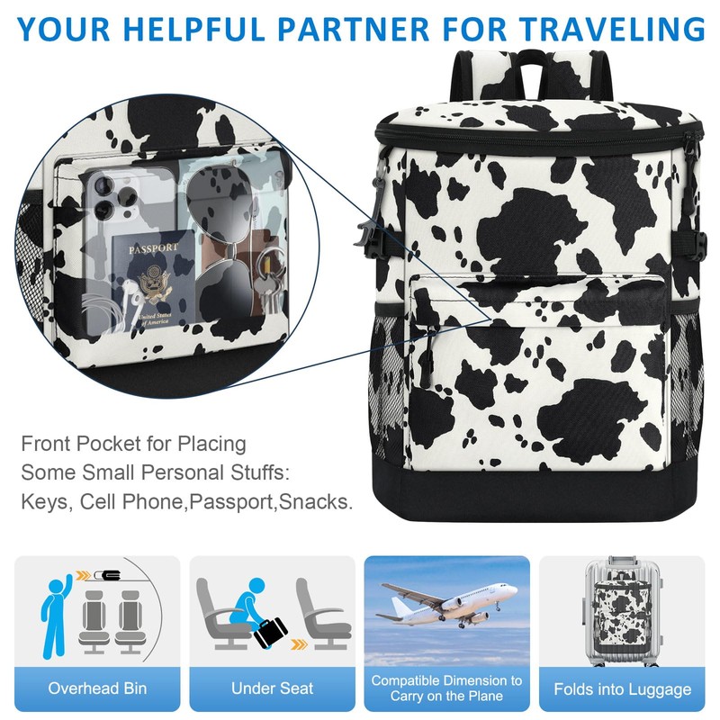 Tenot Backpack Cooler 40 Cans Cooler Backpack Insulated Waterproof Soft