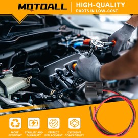 MOTOALL A/C Compressor Control Valve Plug CV Wiring Harness Connector Replace 977233R000 VS12E VS14E VS16E VS18E Fit for Hyundai, for KIA