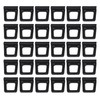 Ypzxola Window Screen Lift Tabs - Hollow, Universal, Black Plastic
